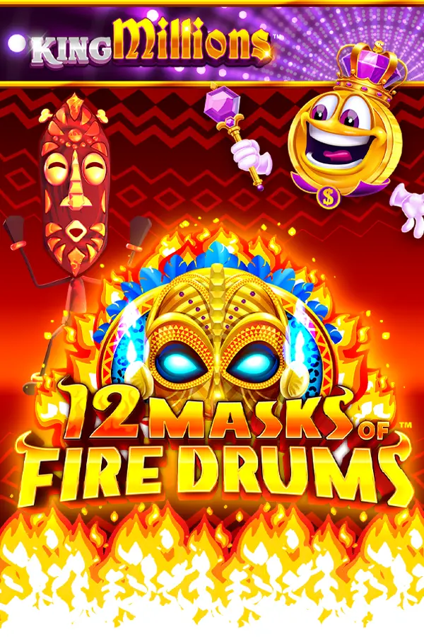 12 Masks of Fire Drums King Millions
